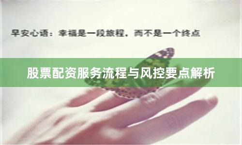 股票配资服务流程与风控要点解析